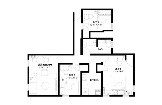 Building Photo - Room in Shared 3 bed/1 bath home