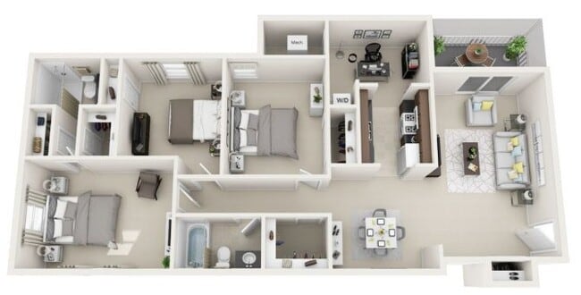 Floorplan - Coastline Apartments