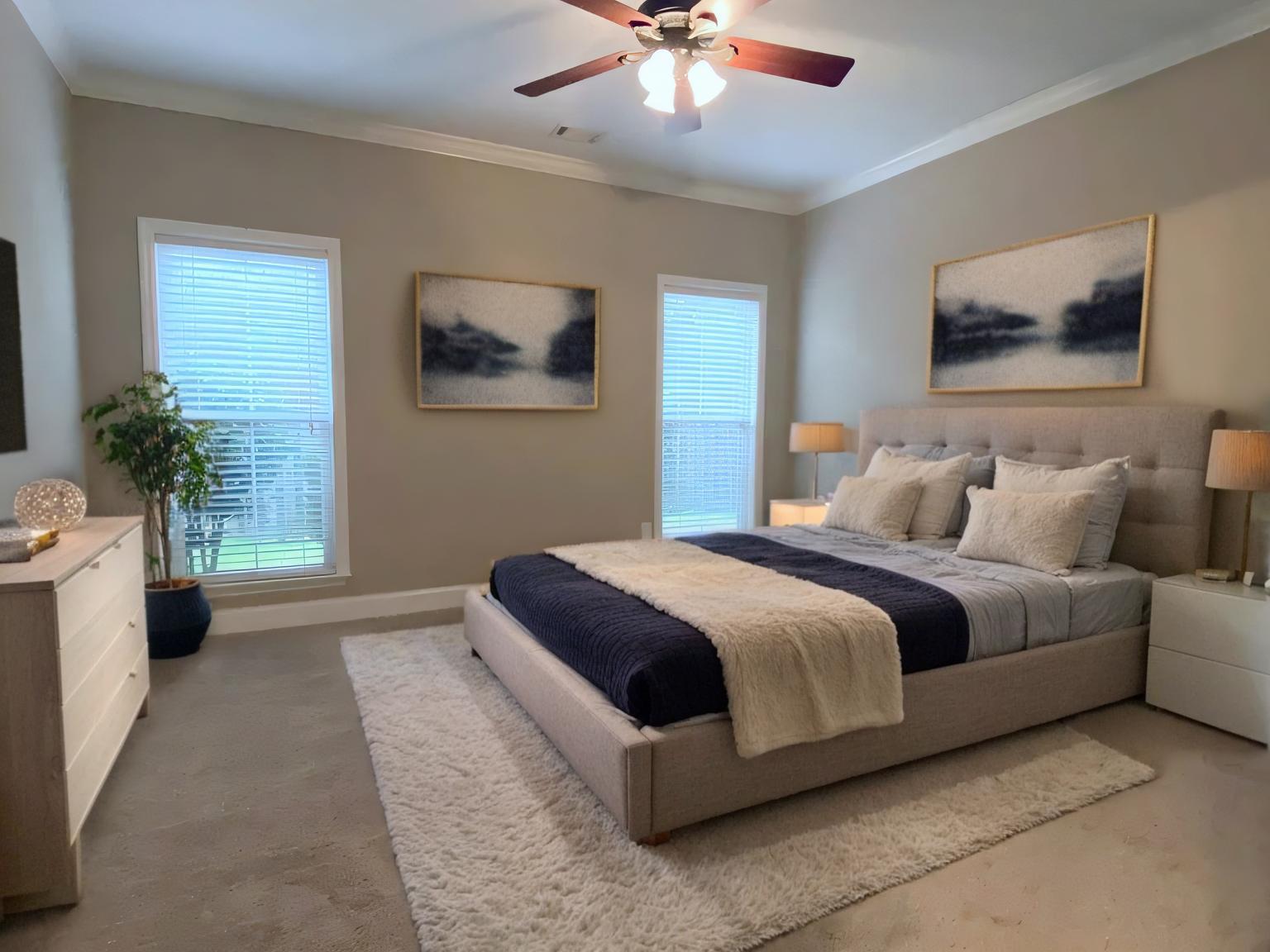 Bedroom 1 Master- Virtually Staged/Decorated - 315 Buxton Ln
