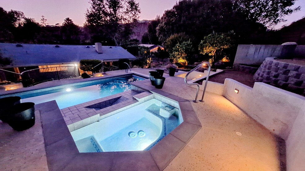 Private pool/spa at the home for lease - 6216 Paseo Canyon Dr
