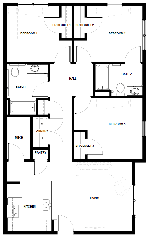 Floorplan - Woodward Way