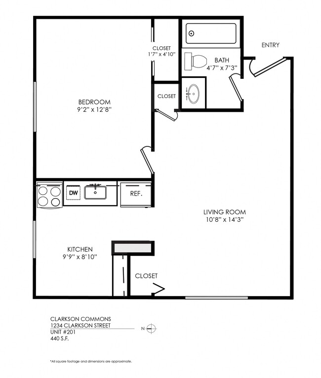 Floorplan - Clarkson Commons