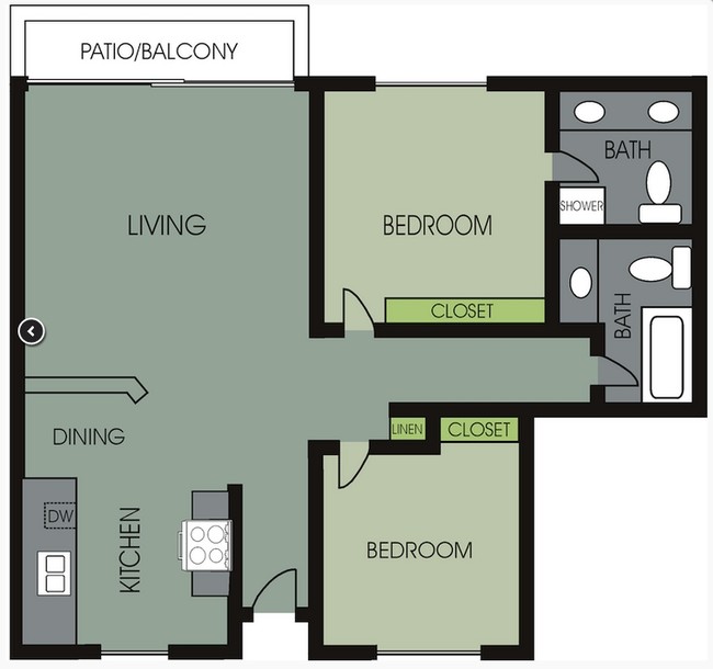 Plan G - Portofino Cove Apartments