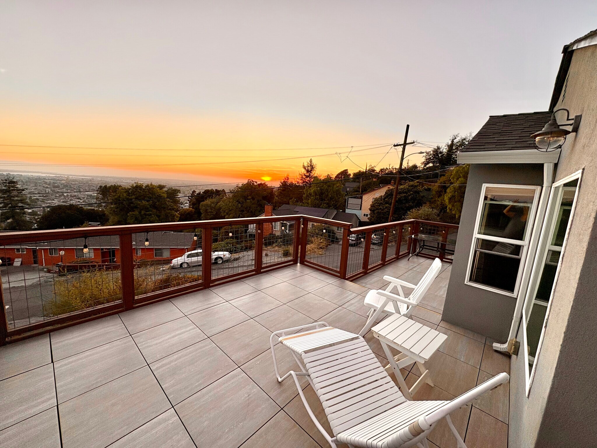 big deck with incredible views of the Bay - 7872 Michigan Ave