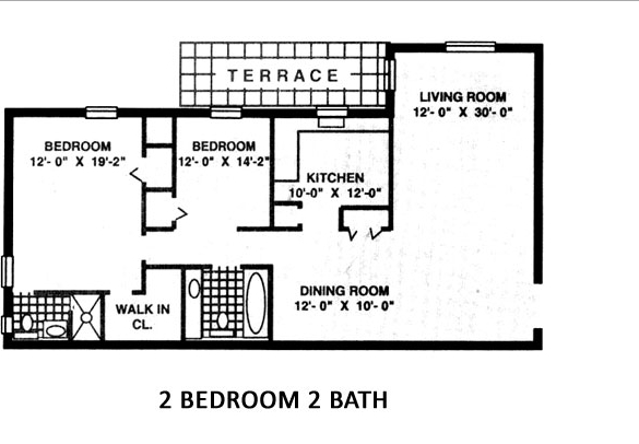 2BR/2BA - Olympic Gardens Apartments