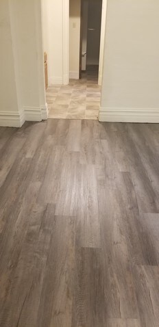 Dining room floor - 814 W Wood St