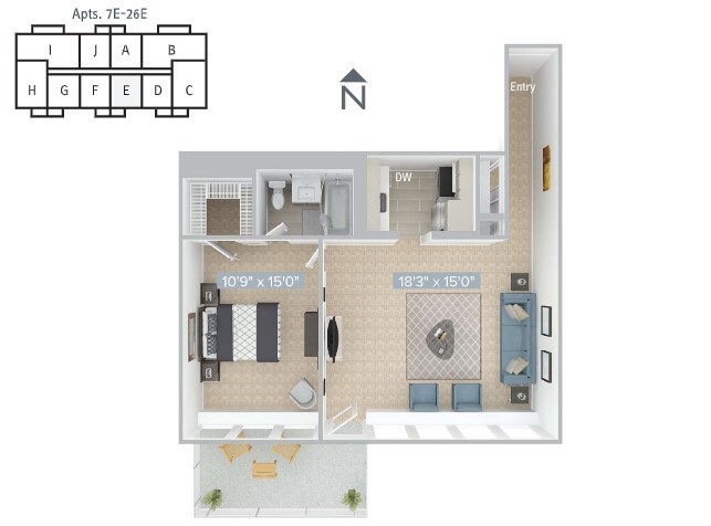 Floorplan - Avalon at Prudential Center