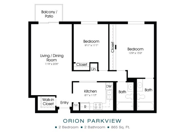 Floorplan - Orion ParkView