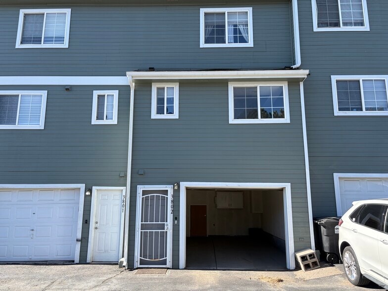 Back entrance and garage - 8199 Welby Rd