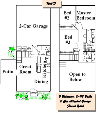 Floorplan - Sandpiper Townhomes