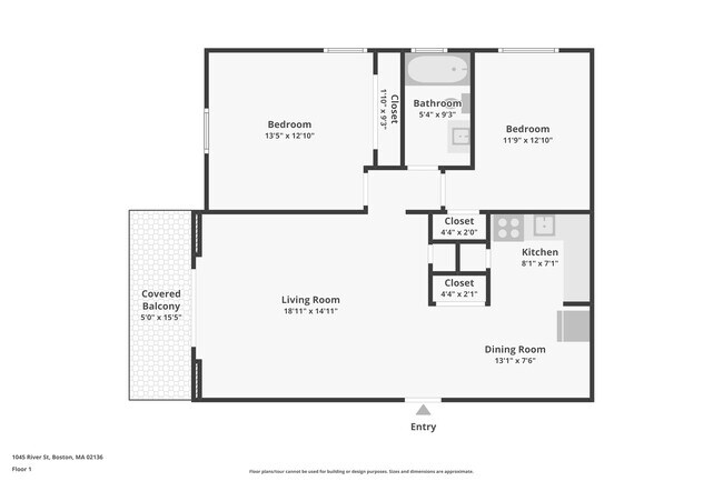 Floorplan - 1037-1045 River St
