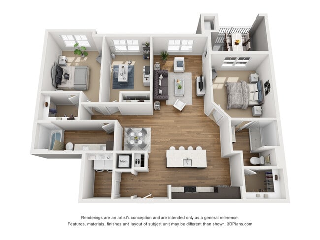 B8D Floor Plan - Aria Bradenton