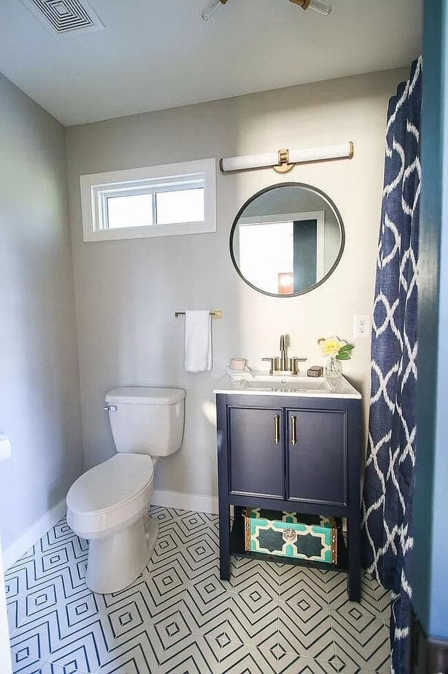 Half bathroom with tiled flooring - 905 Culpepper Ln