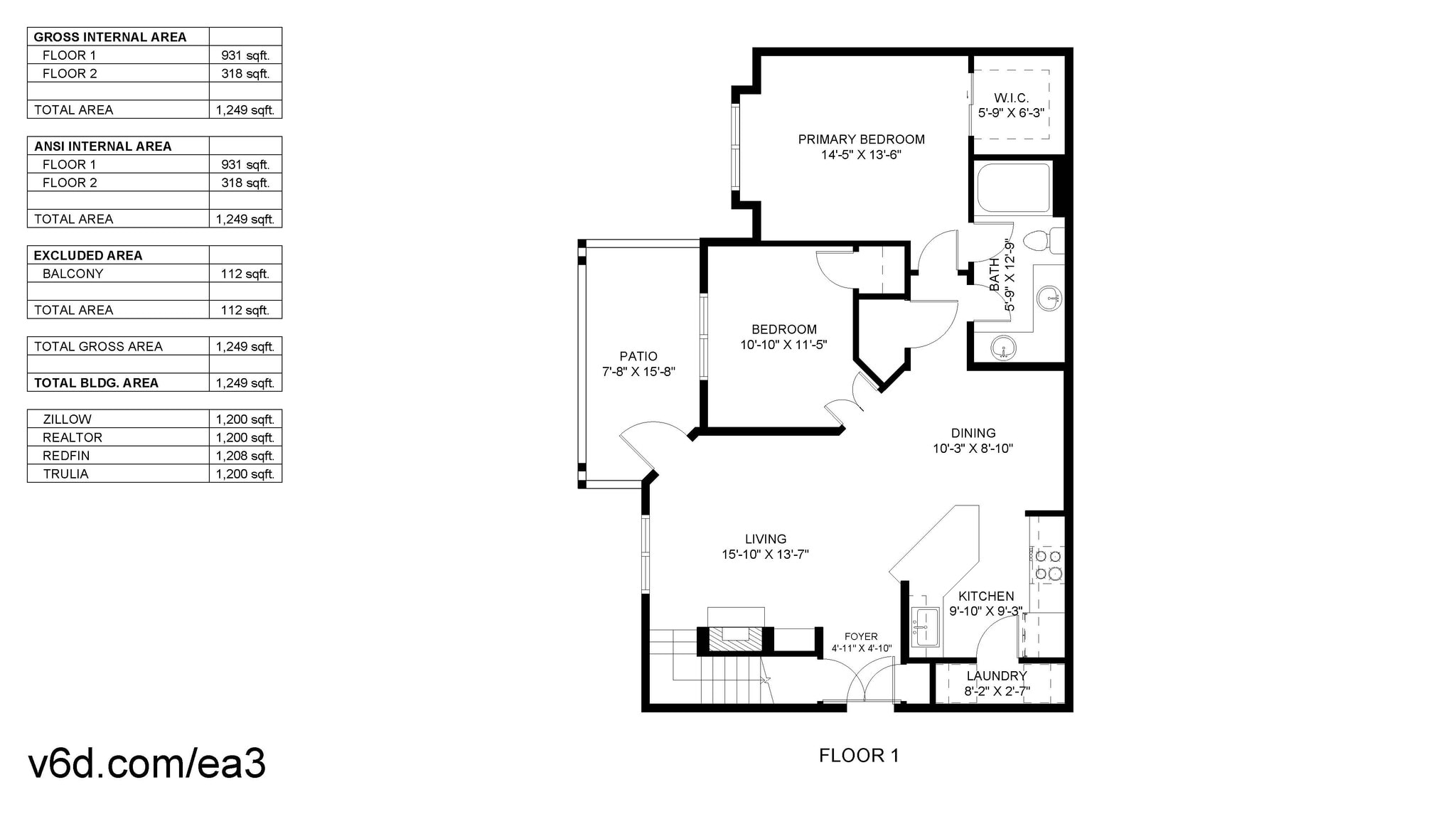 Floor Plans Main Area - 6021 Castlegate Dr W