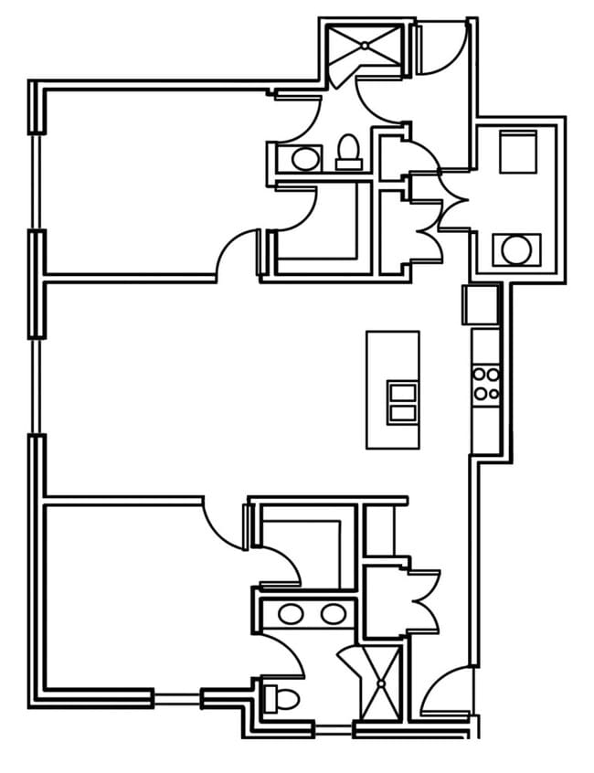 Unit 106 - The Village Courtyard Apartments