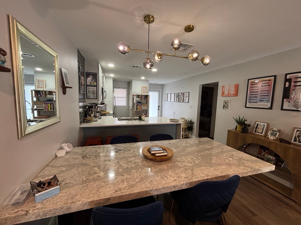 Granite Dining Table (seats 6-8) - 2912 Plaza Terrace Dr