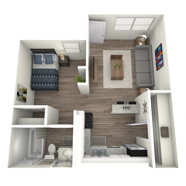 Floorplan - Riverwalk Luxury Apartments
