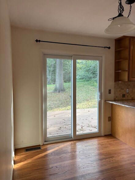 Sliding door to deck - 60 Leaman Rd