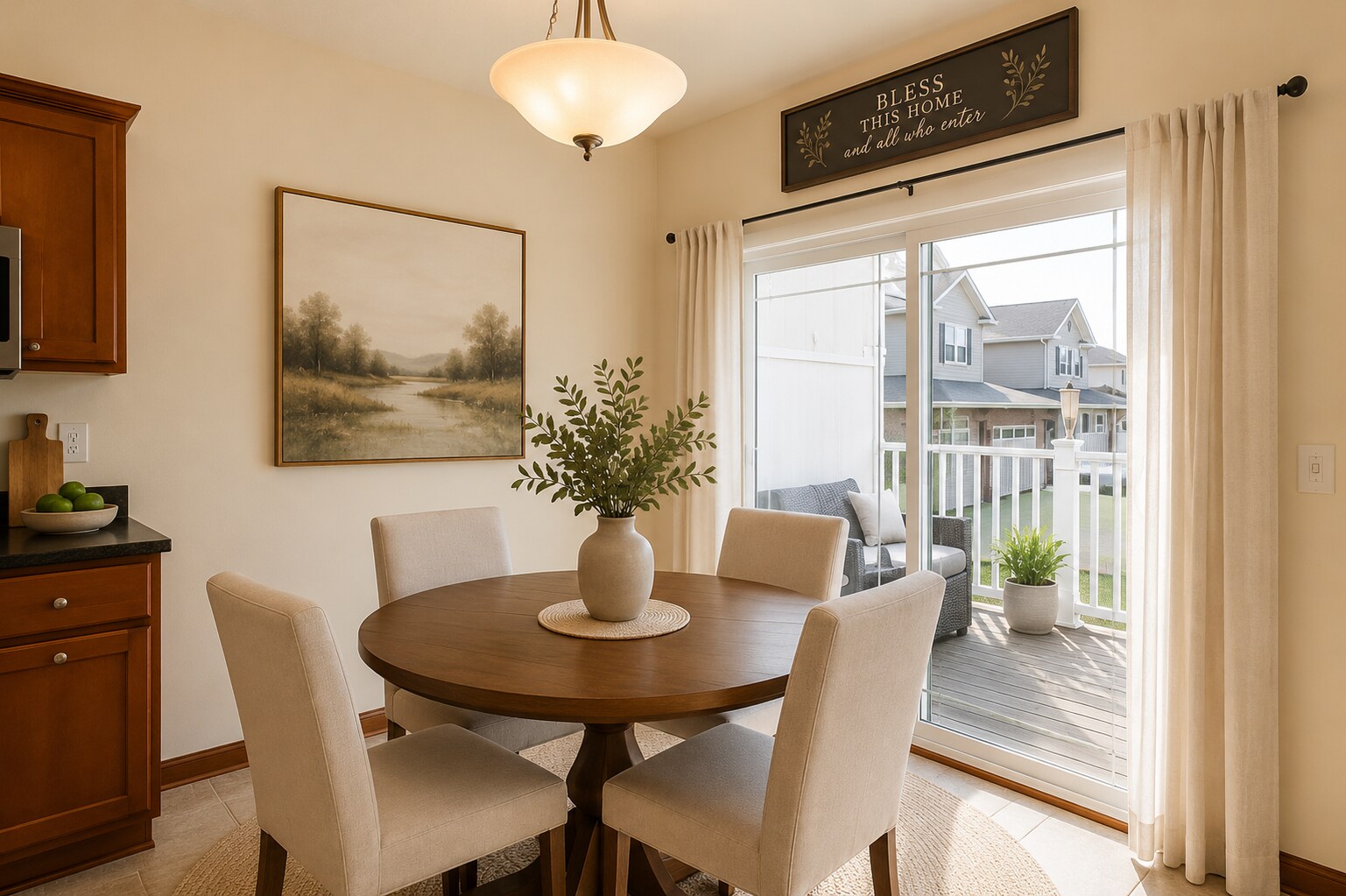 Dining Area and Deck - 8306 Wilden Dr