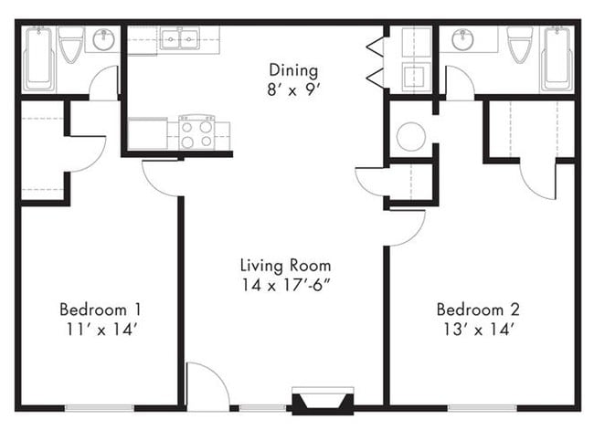Floorplan - Aviare Place Apartments
