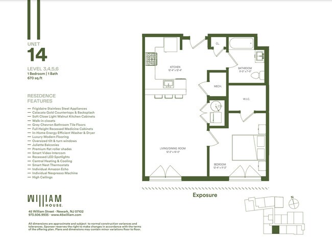 Floorplan - The William House