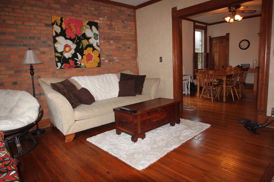 Living Room with Hardwood Floors - 239 E Whittier St