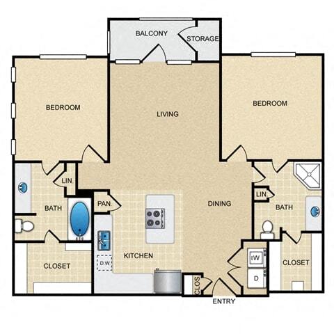 Floorplan - Ovation at Lewisville Apartment Homes