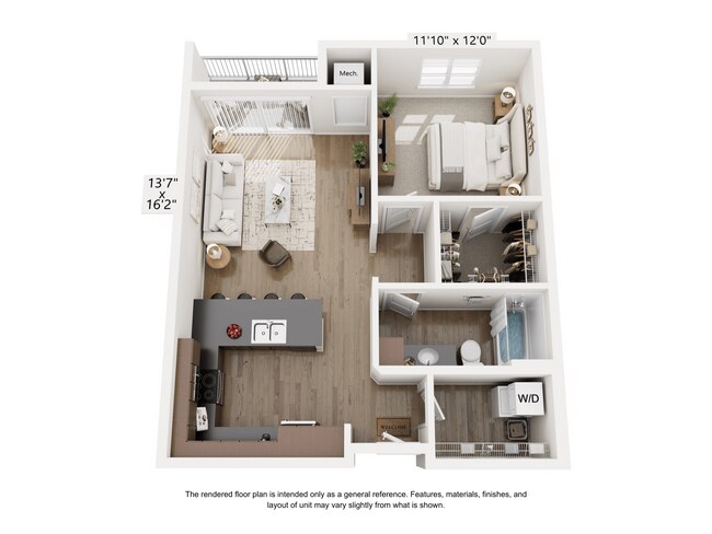 Floorplan - The Mill Apartments