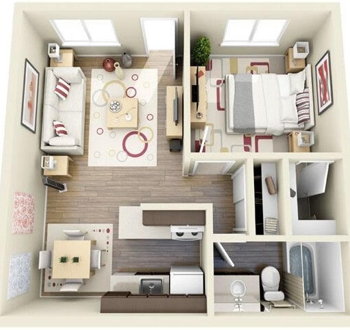 1 bed 1 bath - Sedona Springs