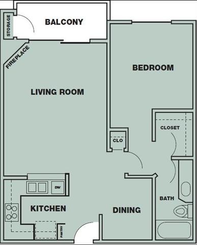 Floorplan - Parc Pointe Apartments