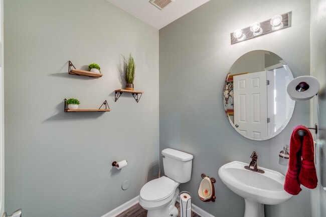 Half bath downstairs - 9535 Currier Rd