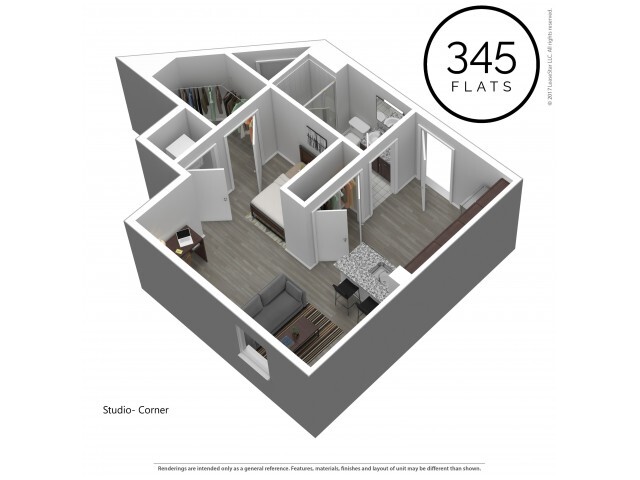 Studio Corner - 345 Flats