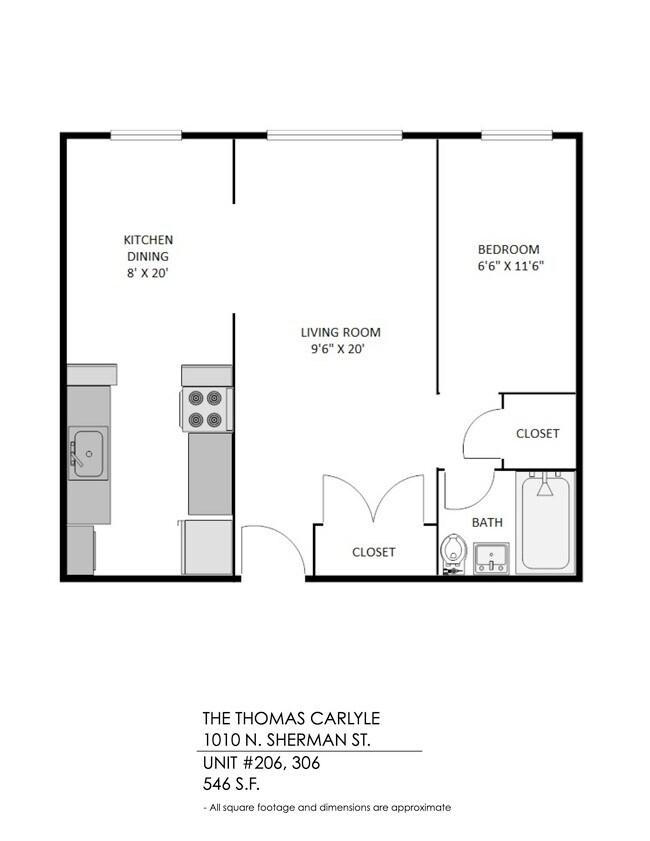 Floorplan - The Thomas Carlyle