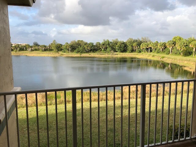 View of lake from your balcony - 1133 Golden Lakes Blvd