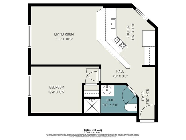 Building Photo - Cozy 1 bed 1 bath in Uptown!