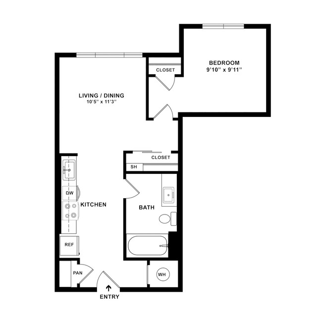 Floorplan - Entwine Apartments