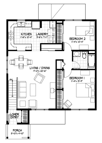 Floorplan - Summit Wood Apartments