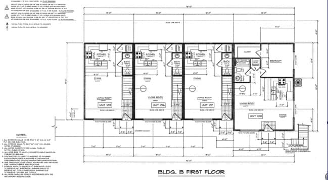 Bldg B - First Floor - North Fork Apartments