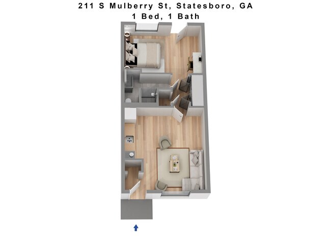Floorplan - 211 S Mulberry St