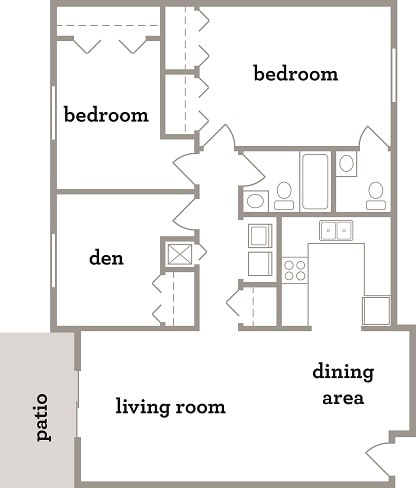 Floorplan - Bloomfield Apartments
