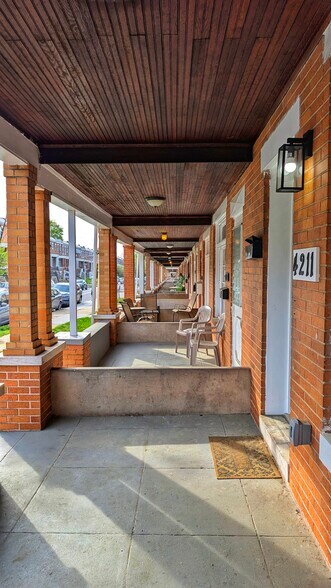 Front porch - 4211 Sheldon Ave