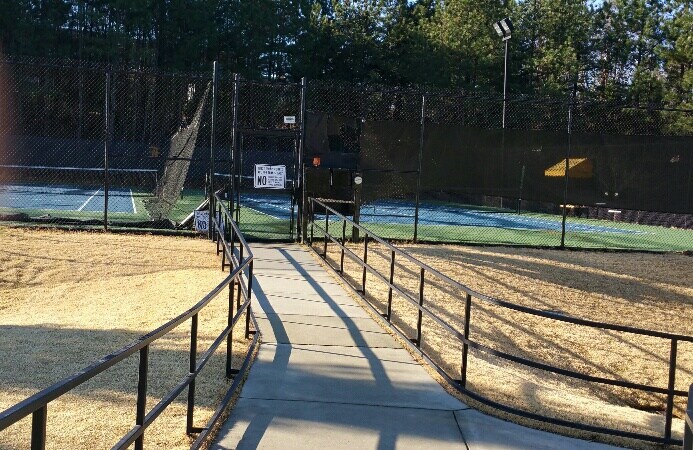 Tennis courts - 130 Brittingham Loop