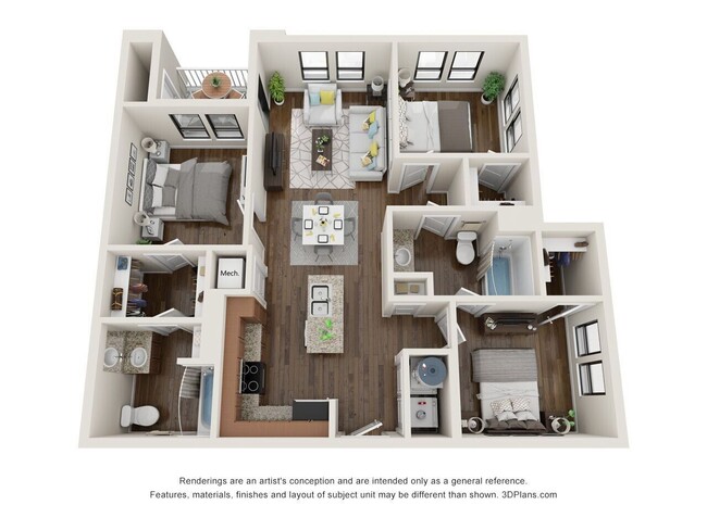 Floorplan - Lofts at Ventura