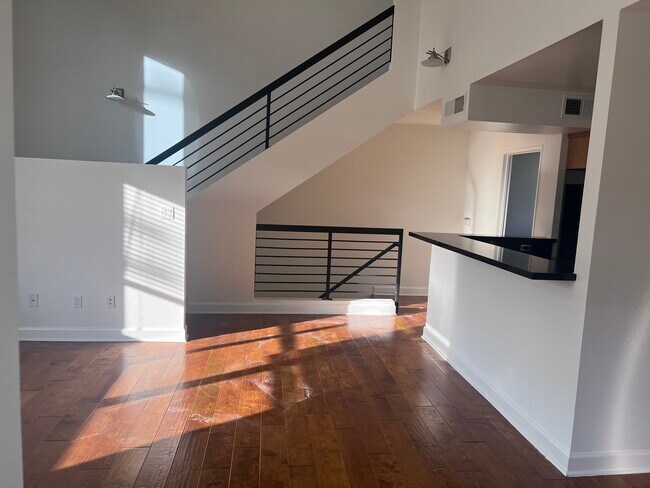 stairs to downstairs and up to the loft - 14907 Moorpark St
