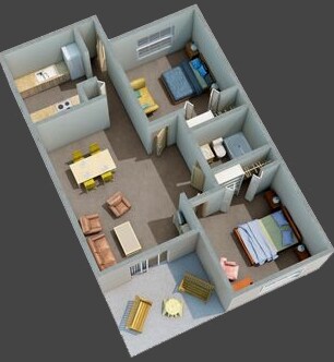 Floorplan - Palms at Sand Lake