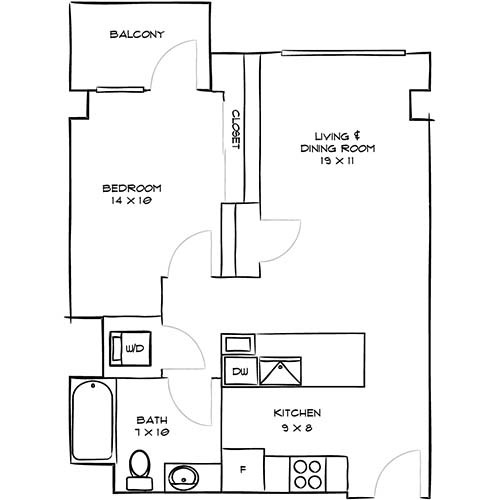 Floorplan - Indigo Apartments