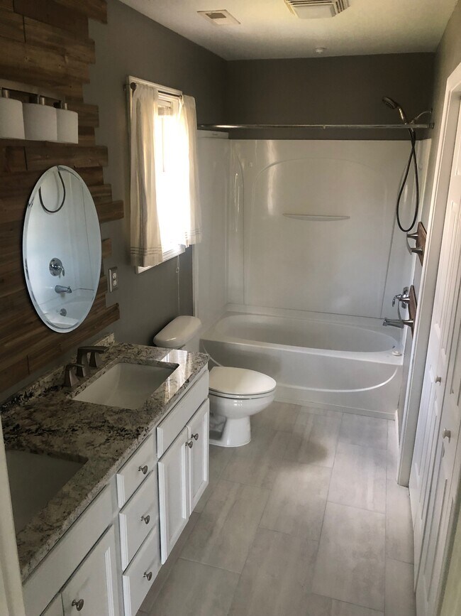 Granite vanity w/ dual sinks master bath - 24 Douglas Fir Ave