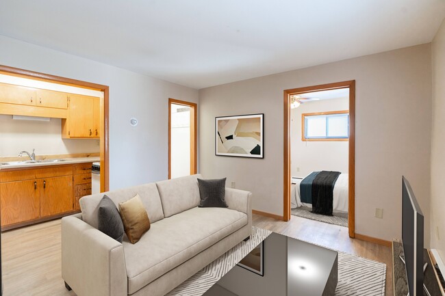 Fargo, ND Birchwood Apartments | 01A | Living - Birchwood 1