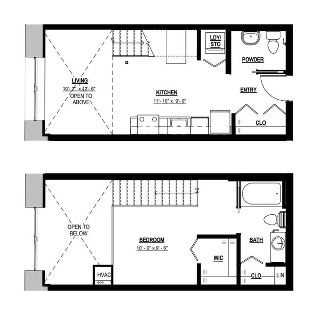 Floorplan - Parisian on Vine Apartments