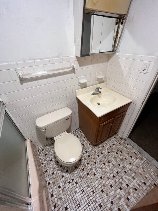 Toilet / Sink/ Cabinet Space - 13 Bancker Ave